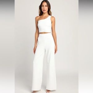 White two piece set lulus
